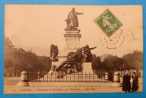 Cpa cahors monument - cpa,,