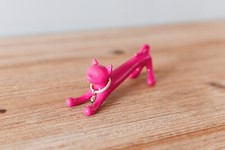 Chat Stylo Rose Décoration