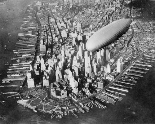 Navy airship uss akron - us,