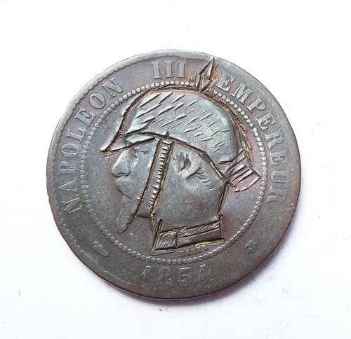 Napoleon iii centimes - 10,