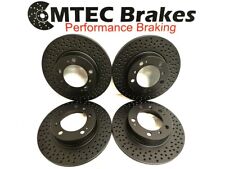 Porsche Boxster 986 2.7 99-04 Disques De Frein Avant Arrière Mtec Édition Noire