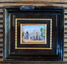 Cadre en Emaux signé Pierre