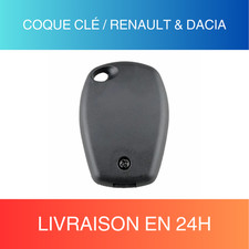 COQUE CLÉ 2 BOUTON RENAULT