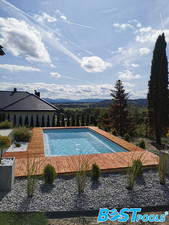 La piscine en polyester