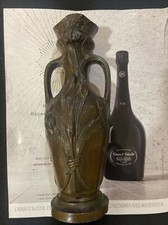 Vase Art Nouveau En Régule