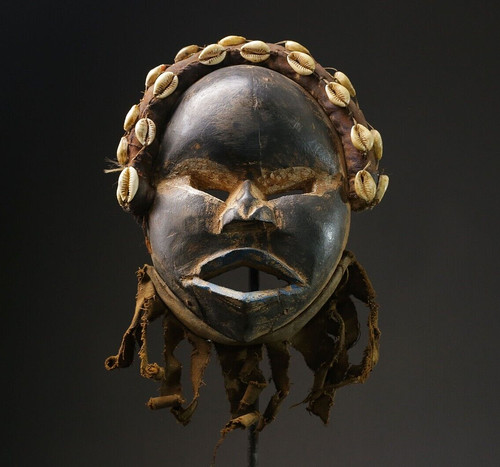 Masque coquillage africain dan - coquillage,