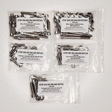 KTM 560 600 GS GSE 1982-1986 ROTAX Kit vis BTR inox moteur complet 