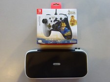 Lot Accessoires Officiel Nintendo Switch : Manette Zelda + Pochette de transport