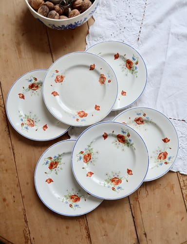Assiettes plates anciennes - plates,