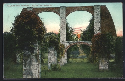 Carte postale calcaire ancien - postale,