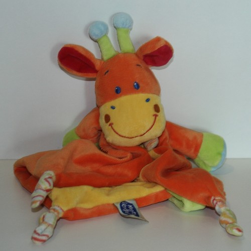 Doudou vache girafe mots - girafe,