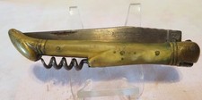 COUTEAU DE POCHE PLIANT ANCIEN LAGUIOLE  1108 MANCHE CORNE