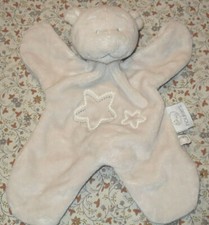 B3/ DOUDOU NOUKIES OURS NOUKY CREME POUDRE D'ETOILES 25CM NEUF!!!!!!