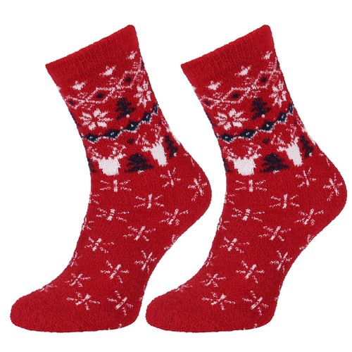 Chaussettes rouges chaudes - 2x,
