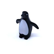 PLAYMOBIL * ZOO * Pingouin Adulte Ailes en Arrière Noir Blanc 4462 5926 7041