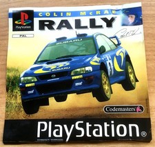 COLIN MCRAE RALLY Black Label - JAQUETTE AVANT 100% ORIGINALE SONY PS1 PAL FRA