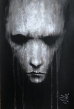 Œuvre De Leanne Dolan Street Art Pop Art Signé COA Huile Sur Toile 44x29cm