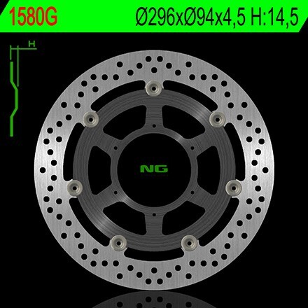 Disque frein avant honda - disque, ng