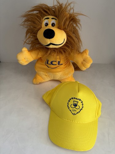 Peluche lion lcl mascotte - lion,