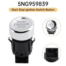 Start Stop Ignition Switch Button 5NG959839A pour Volkswagen Tiguan 2016-2024