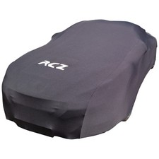 Bâche de protection compatible avec  Peugeot RCZ avec LOGO pour intérieur Noir