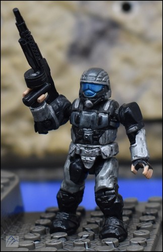 Halo mega bloks black - halo, grey