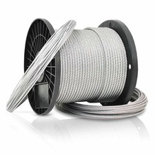 70m Câble en acier 10mm 6x19