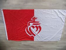 DRA018 DRAPEAU QUALITE  VENDEE VENDEEN 90X150 CM NEUF AVEC OEILLET DE FIXATION 