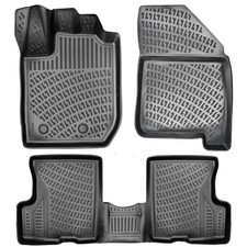 SET TAPIS DE SOL DACIA DUSTER II 4x4 2018-2022 CAOUTCHOUC 3D SUR MESURE AV AR 