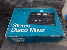 Vintage REALISTIC STEREO DISCO MIXER DJ Lp Record Amp Oldschool