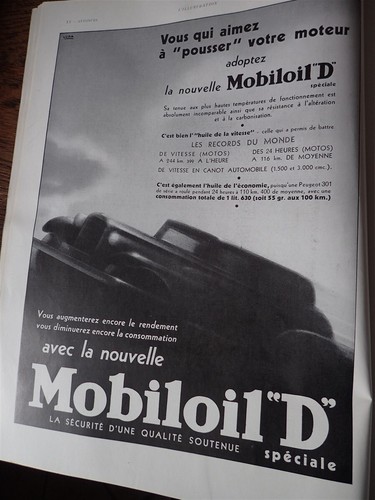 Huile mobiloil spéciale - huile, d