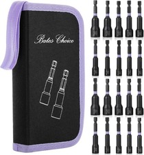 20 pcs Drill Nut Driver Set, 1/4" Hex Impact Drill Bit Kit, 5 to 13mm,3/16"-1/2"