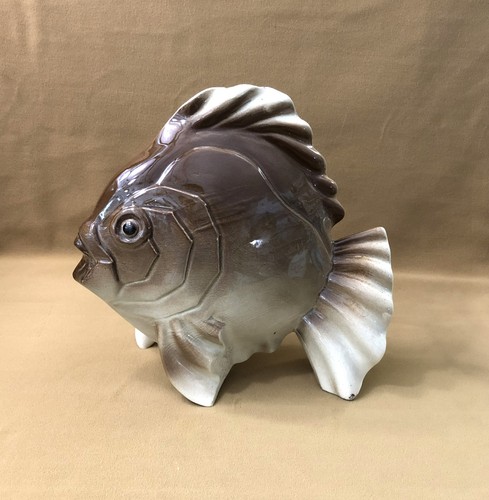 Sculpture poisson art deco - sculpture,