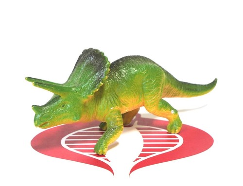 Green tan triceratops long - green,
