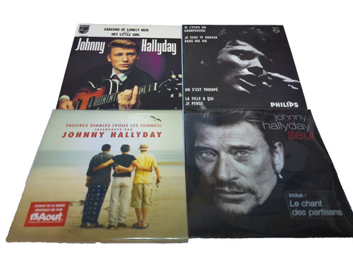 Johnny hallyday lot de - ,