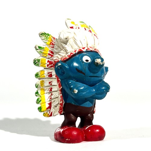 Figurine schtroumpf chef - figurine,