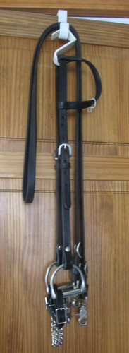 Circle black leather sliding - black,