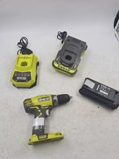 Lot De 4 Outils Sans Fil Ryobi - Perceuse/Visseuse, Chargeurs, Batterie