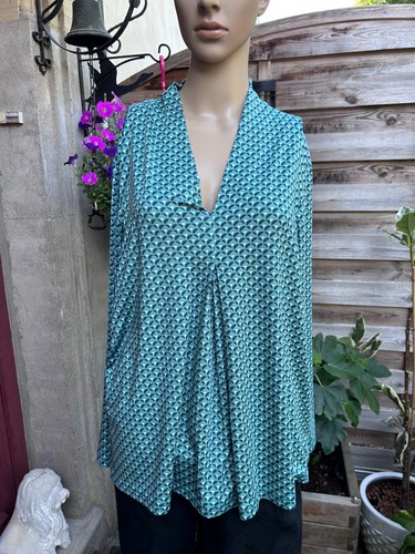 Tunique femme verte motifs - tunique,