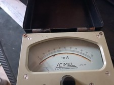 Milliampèremètre CIMEL 0-100 mA – Instrument de mesure analogique vintage