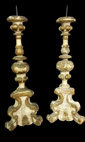 Ancienne paire chandeliers - ancienne,