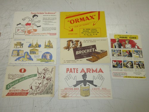 Lot anciens buvards - 7,