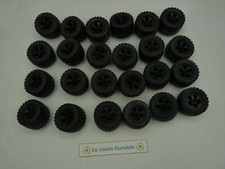 Meccano vintage - roue caoutchouc 331n - lot de 24