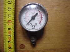 Ancien Manomètre AIR LIQUIDE modèle 0 à 25 Bars 0 a 350 Ib/in2 LOFT GARAGE
