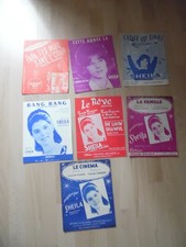 LOT  7 PARTITIONS CHANSONS  SHEILA