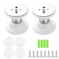 Lot de 2 Loqueteaux Magnétiques pour Porte de Camping-Car, Butée de Porte Mag...