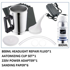 Kit Rénovation Phare Voiture - Polissage, Anti-Rayure, Restauration Optique