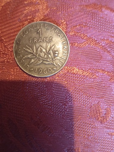 Pièce franc argent 1960 - de,
