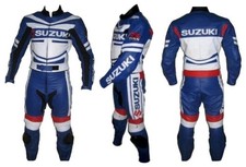 Homme Suzuki tenue moto cuir