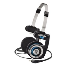 Casque portable stéréo ouvert KOSS "PORTAPRO", Noir/Argenté